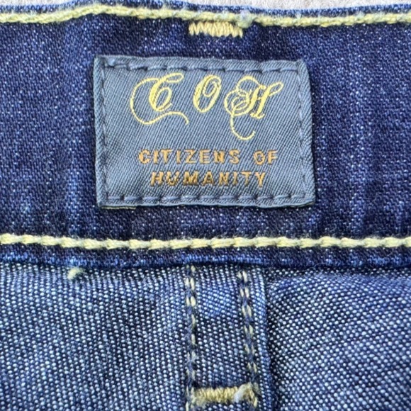 Citizens Of Humanity Dark Blue Boot Cut Jeans - Picture 7 of 16